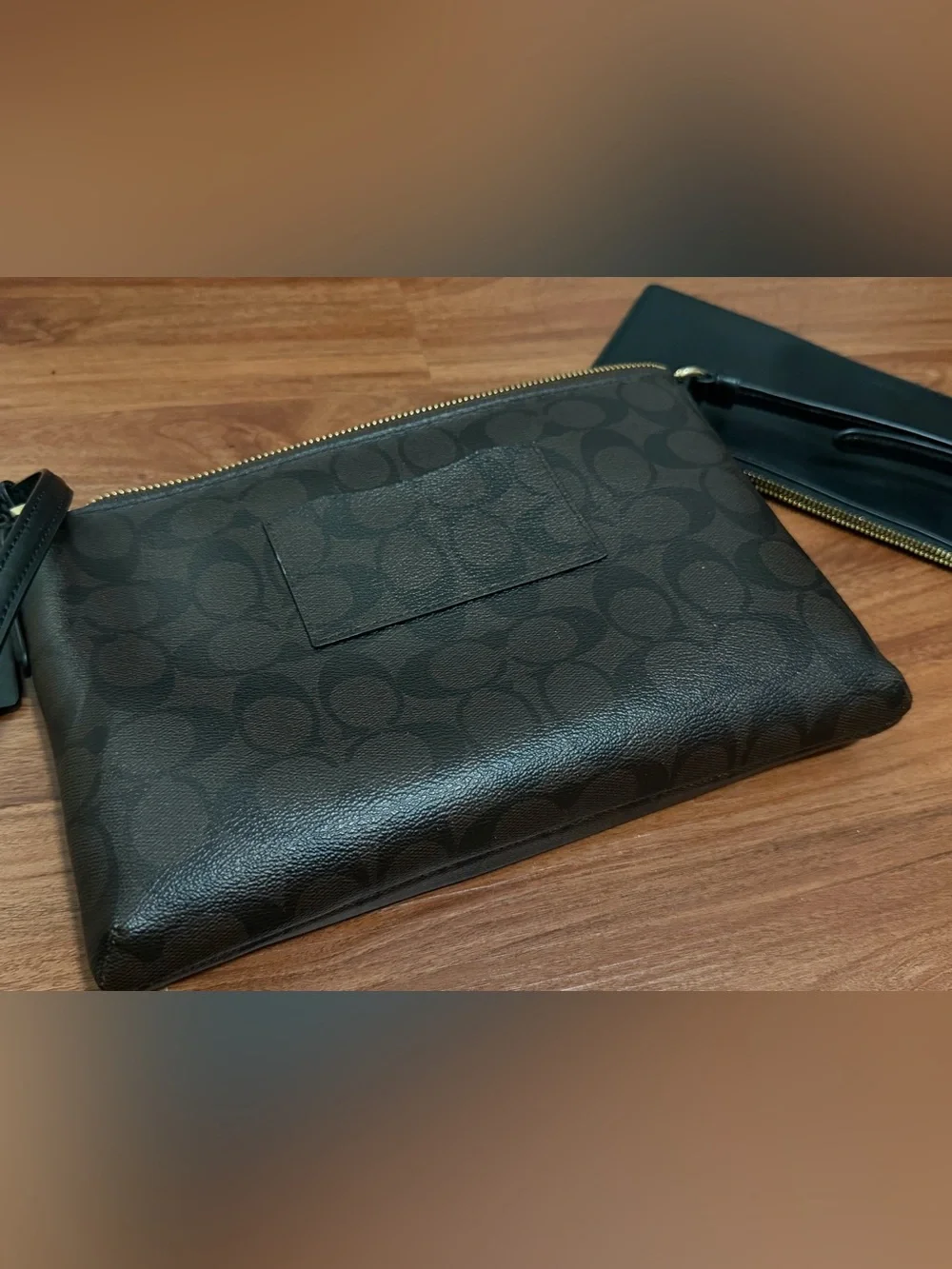 Vintage Coach East/West Crossbody Bag with Pop-Up Pouch